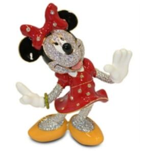 SWAROVSKI Disney Arribas Bros Minnie Mouse Jeweled Figurine 5 3/4” ( Mint )